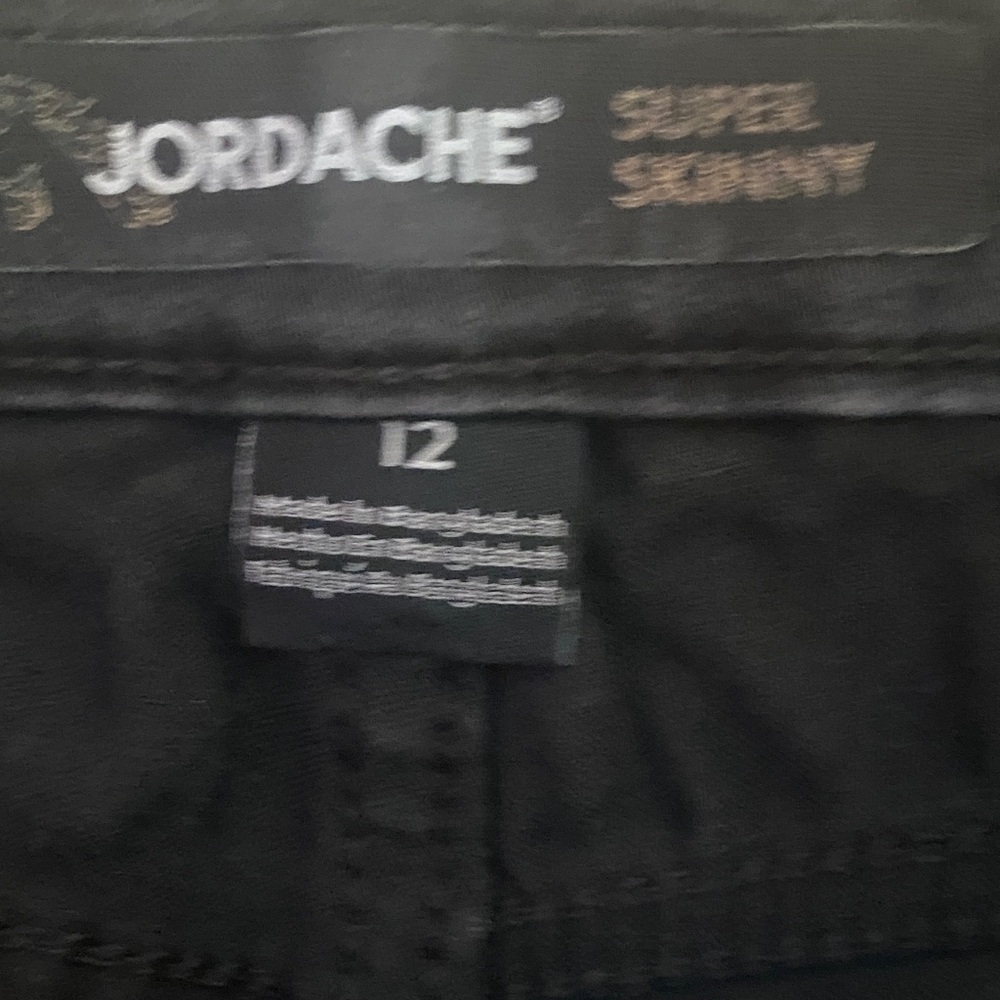 Jordache Super Skinny Black Jeans - Picture 4 of 7
